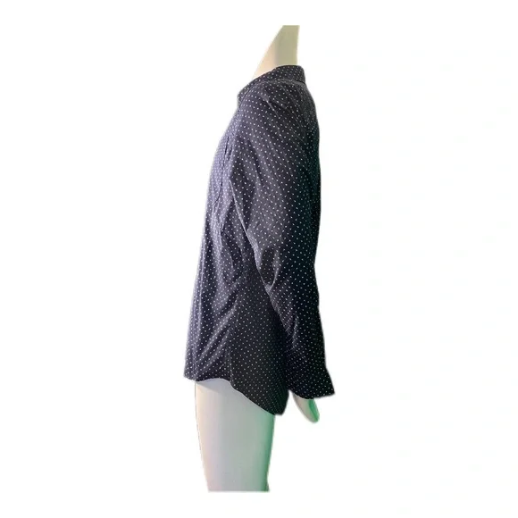 Tommy Hilfiger Men’s Small Button-Down Shirt Navy Yellow Cotton Stretch EUC ✨ - Picture 5 of 15